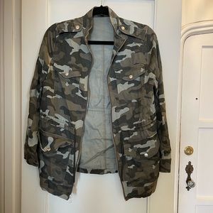 Express Lightweight Camo Print Jacket
